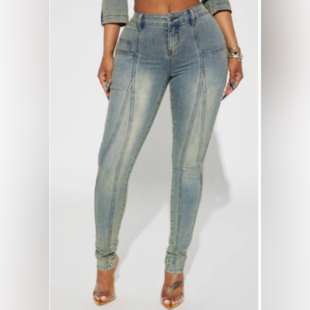 Women's Blue Skinny Jeans